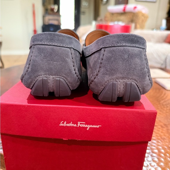 Women’s Gray Suede Loafers - Picture 4 of 7